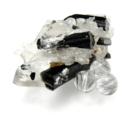 Black Tourmaline Quartz