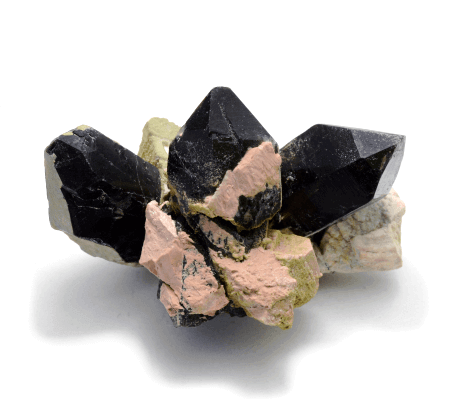 Black Quartz Cluster